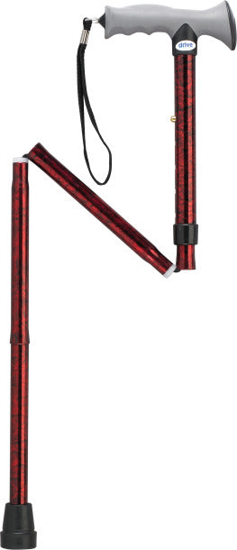 Aluminum Folding Canes, Gel Grip, Height Adjustable