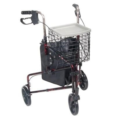 3 wheel aluminum rollator