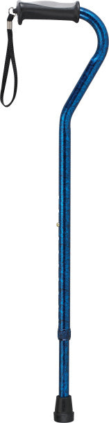 RETAIL: Aluminum Offset Canes, Gel Grip, Height Adjustable