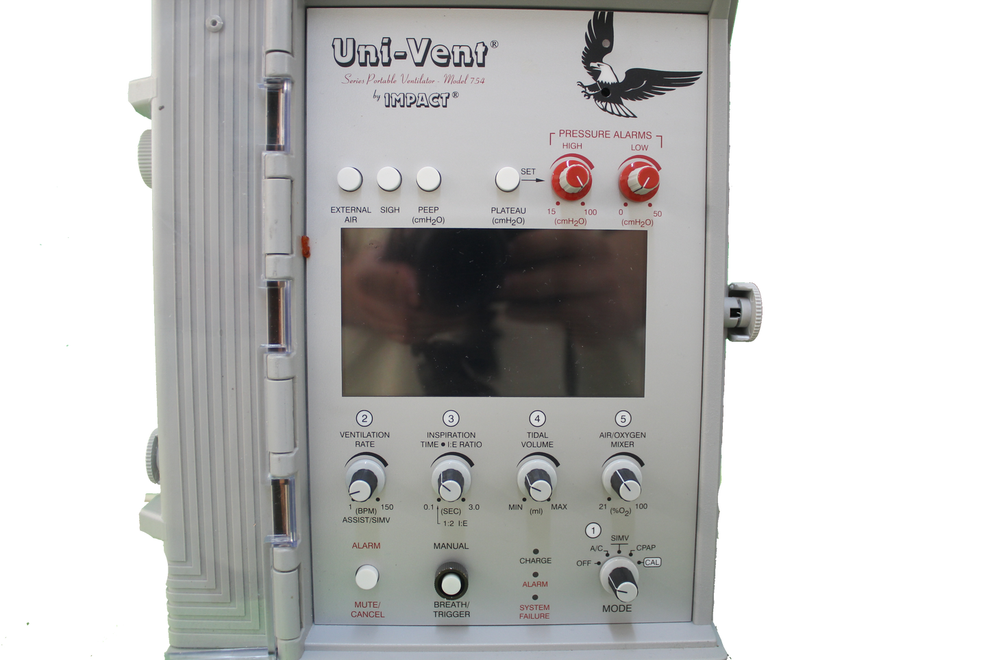 Impact Eagle 754 Uni-Vent Transport Ventilator