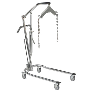 Drive hydraulic deluxe chrome plated patient lift