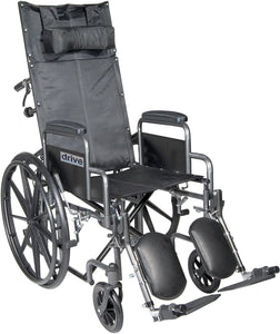 Drive silver sport full reclining wheelchair